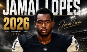 Jamal Lopes football player portrait featured in his biography, family, career, and net worth 2026 article