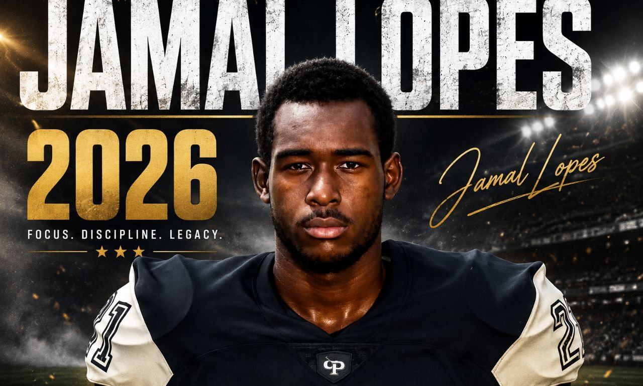 Jamal Lopes football player portrait featured in his biography, family, career, and net worth 2026 article