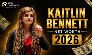Kaitlin Bennett Net Worth 2026 featured image showing political commentator Kaitlin Bennett