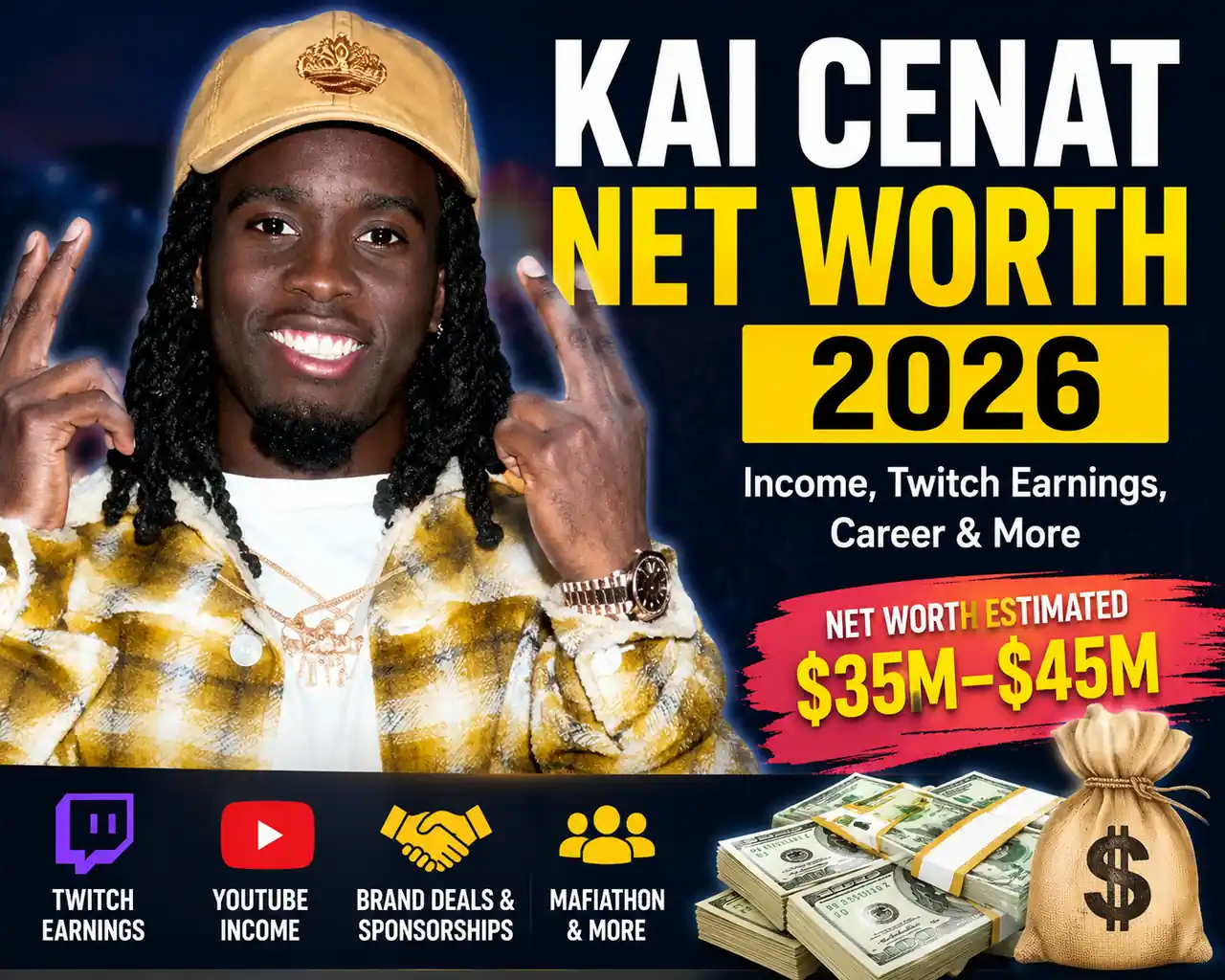 Kai Cenat net worth 2026
